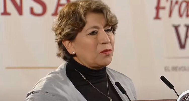 “Vengo a ponerme a sus órdenes”: Delfina Gómez asiste a la mañanera de AMLO como gobernadora de Edomex