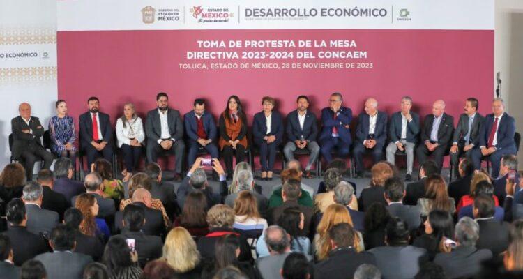 Delfina Gómez toma protesta a Integrantes del Consejo Directivo 2023-2024 del CONCAEM