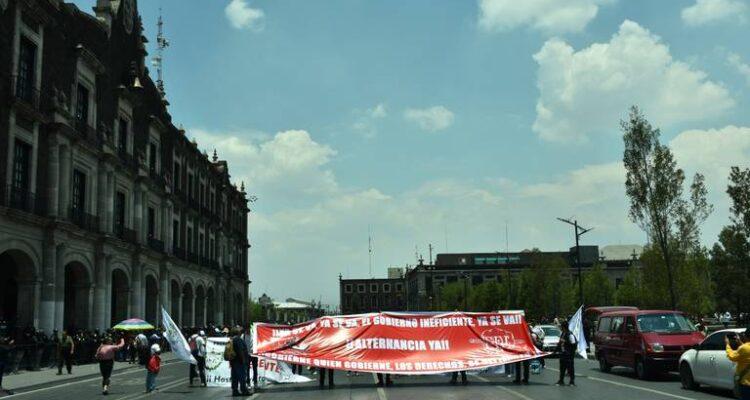 Durante gobierno de Delfina Gómez disminuyen marchas en Toluca y el resto del Edomex
