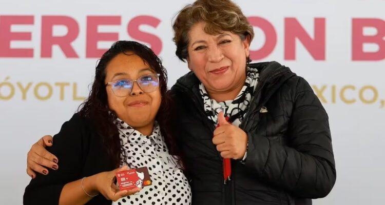 “Es un acto de justicia”, dice Delfina Gómez tras arrancar la entrega de tarjetas de Mujeres con Bienestar