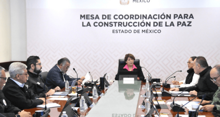 Gobernadora Delfina Gómez revisa la estrategia de seguridad en el Edomex