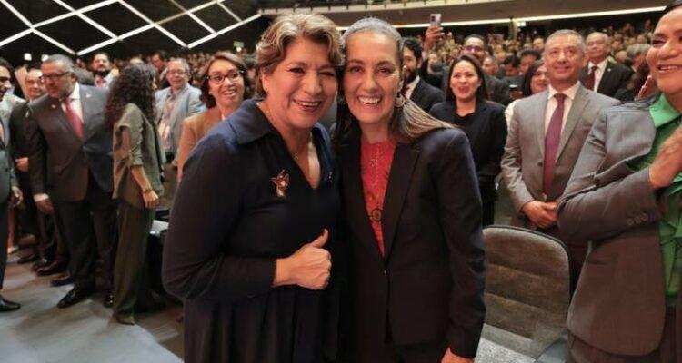 Delfina Gómez felicita a Claudia Sheinbaum por su virtual triunfo