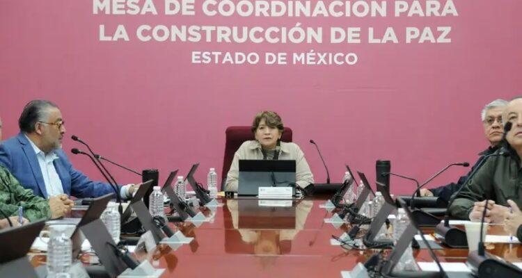 Delfina Gómez reconoce labor de Sedena en Edomex en Mesa de Seguridad