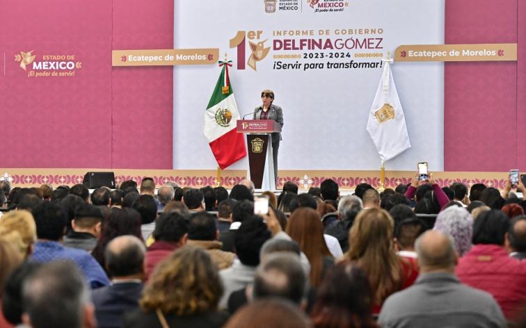 Atiende Gobernadora Delfina Gómez Álvarez rubros de agua, seguridad, movilidad y bienestar para el Valle de México