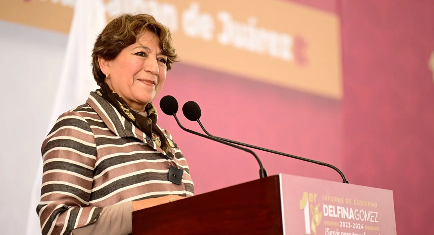 Delfina Gómez garantiza seguridad a mujeres mexiquenses; avanza pacificación del Edomex en primer año de gobierno