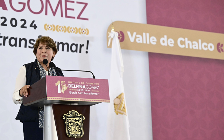 El Edomex honrará el legado de AMLO, dice Delfina Gómez en su primer informe de gobierno