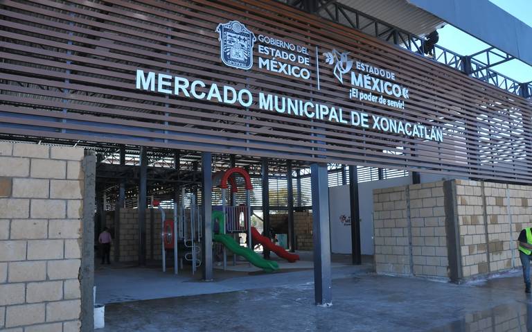 Delfina Gómez inaugura nuevo Mercado Municipal en Xonacatlán