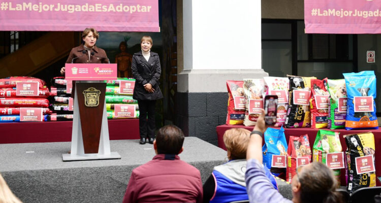 Mexiquenses donan 8 toneladas de alimento en la “Colecta de amor por los que no tienen voz”; entrega Delfina Gómez el apoyo a protectoras de animales