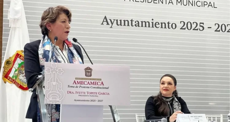 Delfina Gómez destaca el liderazgo de las mujeres en la política