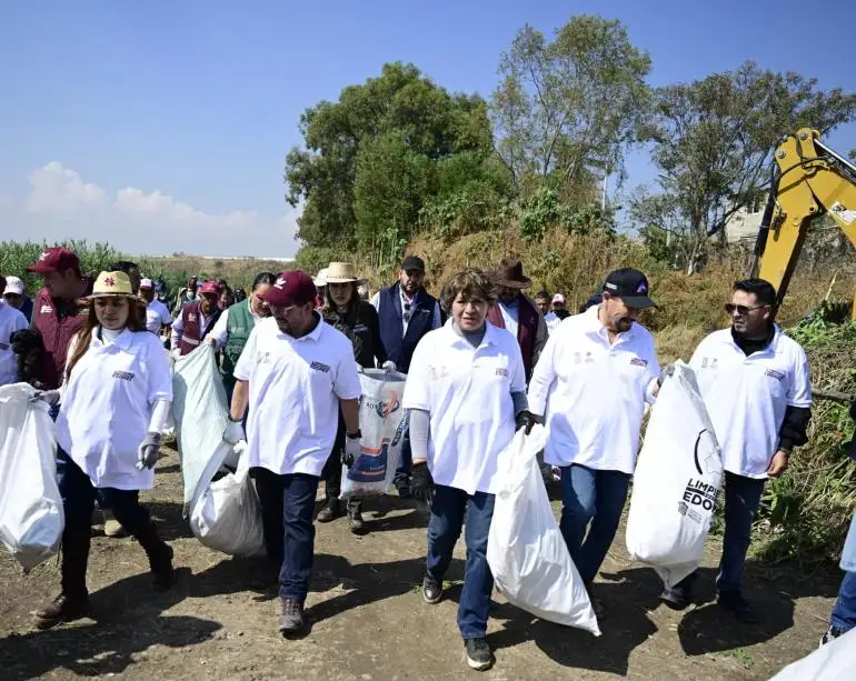 Avanza Delfina Gómez Álvarez en Campaña “Limpiemos Nuestro Edoméx”