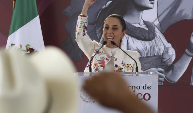 Presidenta Claudia Sheinbaum encabeza corte de listón inaugural de la carretera Real del Monte-Huasca