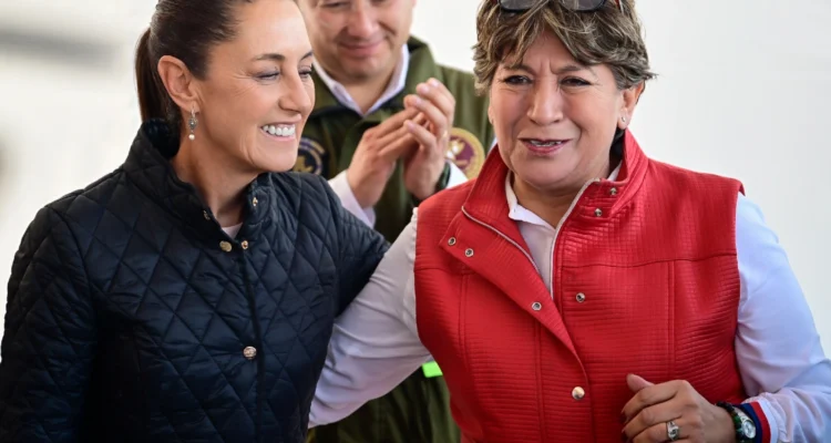 Recorren presidenta Claudia Sheinbaum y gobernadora Delfina Gómez obras del Trolebús Santa Martha-Chalco