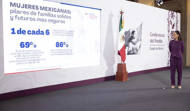 Las y los migrantes contribuyen a la economía de Estados Unidos: Presidenta Claudia Sheinbaum; en 2024 aportaron al PIB de EUA 781 mil mdd