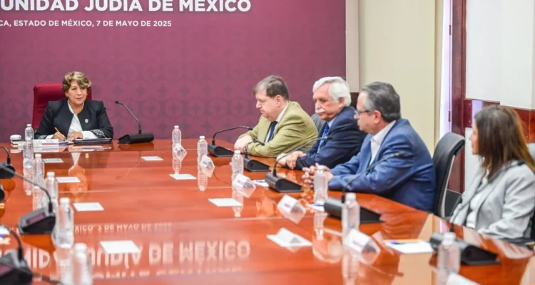 Gobernadora Delfina Gómez Álvarez se reúne con el Comité de la Comunidad Judía de México