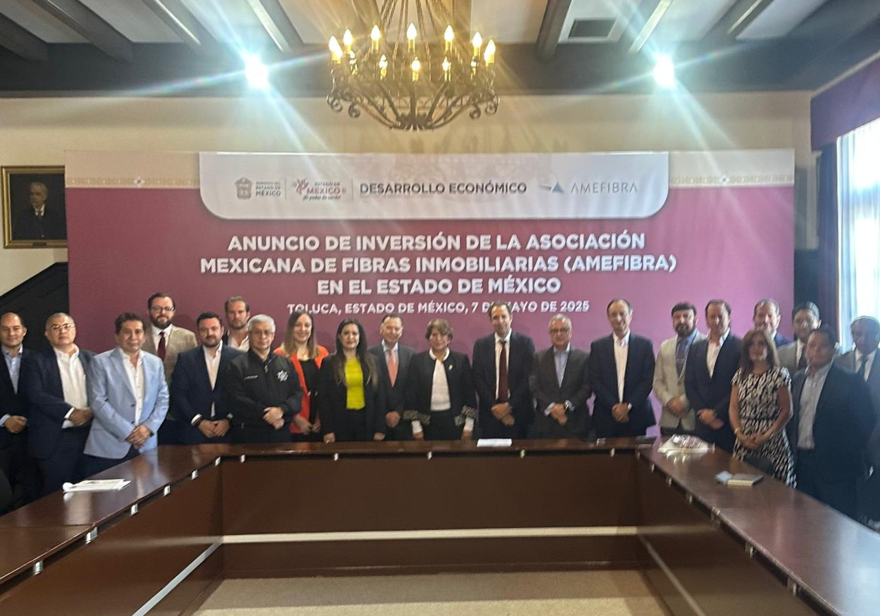 AMEFIBRA presenta plan de inversión ante la Gobernadora Delfina Gómez y Secretarios de Estado: más de 111 mil millones de pesos para 12 Municipios del Estado de México