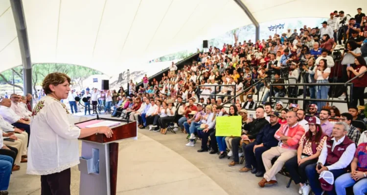 Rehabilita Delfina Gómez el Parque de la Ciencia de Tlalnepantla con áreas verdes, canchas, teatro al aire libre y un lago