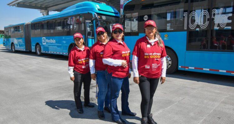 Presenta Delfina Gómez protocolo para prevenir y atender acoso en transporte público