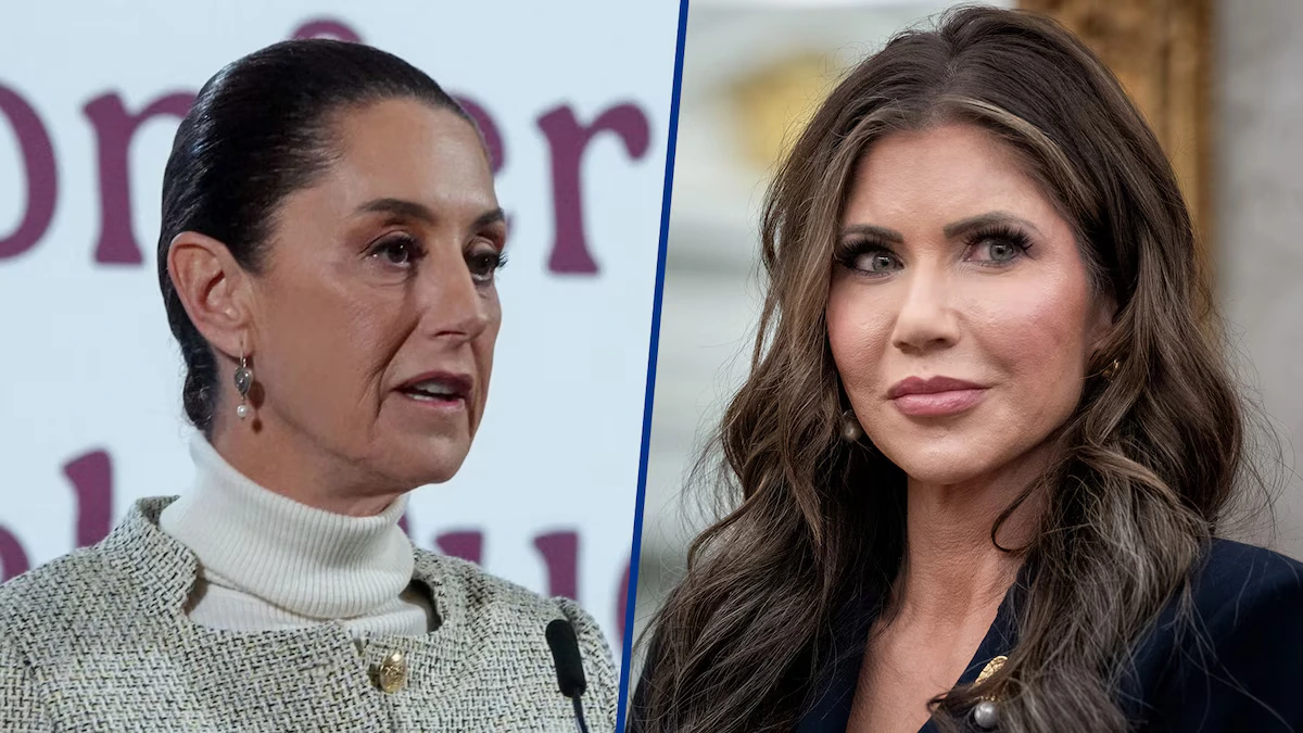 ‘Nunca he llamado a una movilización violenta’: Sheinbaum a Kristi Noem por protestas en Los Ángeles