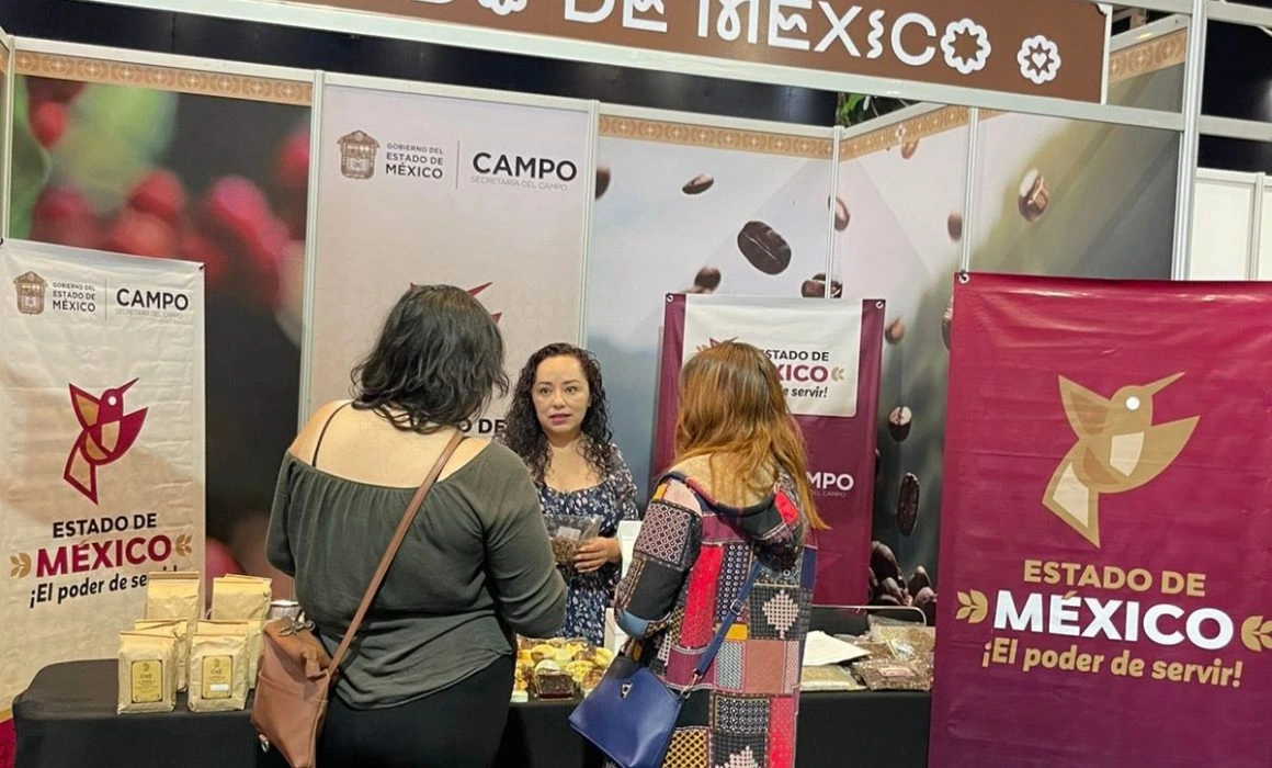 Consolida Delfina Gómez café mexiquense, se vende en Japón y Corea del Sur
