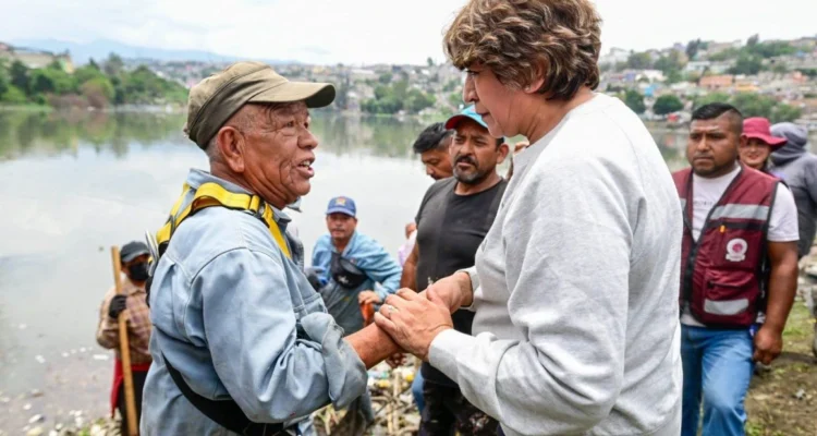 Refuerza Delfina Gómez acciones por lluvias en municipios del Edomex