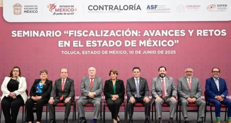 Inauguró Delfina Gómez seminario de fiscalización