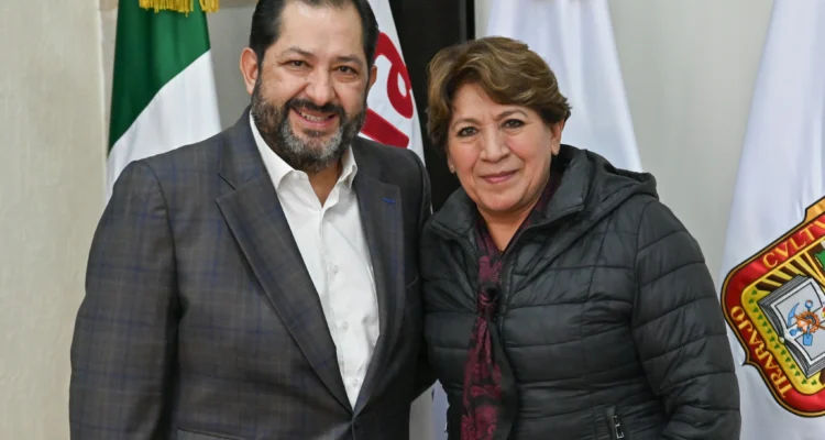 Visita gobernadora Delfina Gómez Álvarez al presidente de la Jucopo
