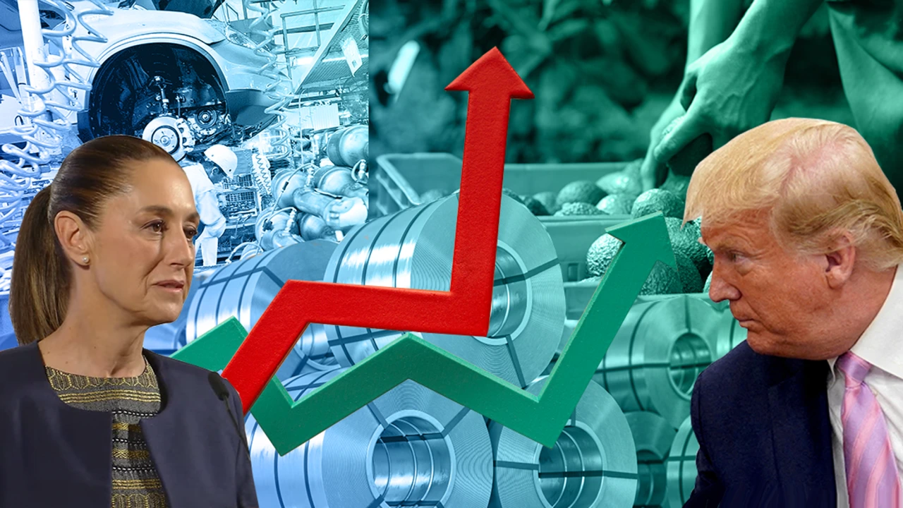 México libra 90 días más los aranceles tras llamada entre Sheinbaum y Trump