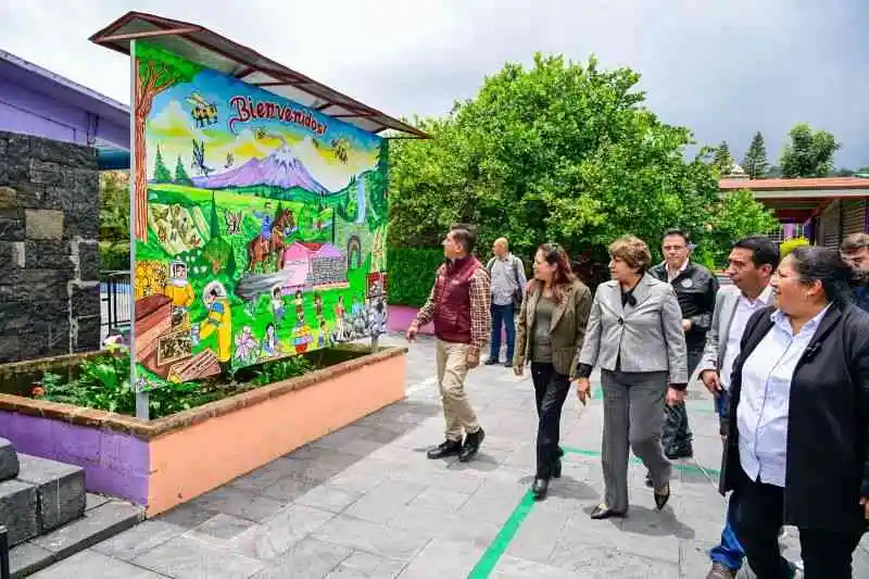Gobierno de la Maestra Delfina Gómez garantiza agua a familias, escuelas y hospitales con sistemas de captación pluvial