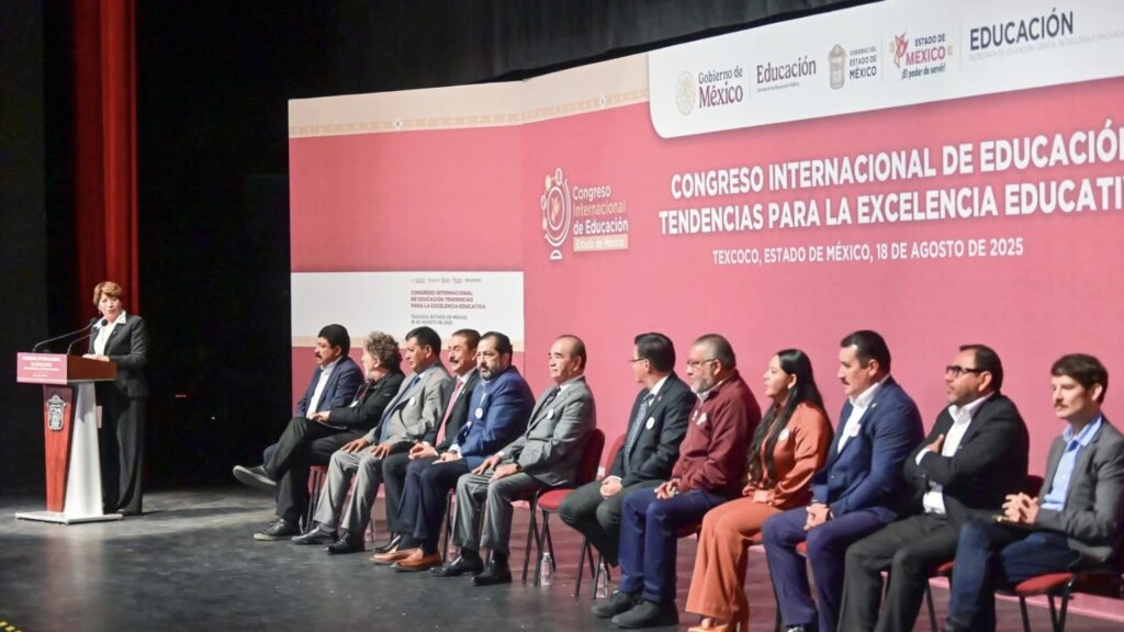 Delfina Gómez inaugura Primer Congreso Internacional de Educación en Edomex para transformar la enseñanza