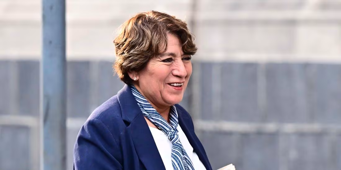 Claudia Sheinbaum y Delfina Gómez revisan avances del Tren México–Querétaro
