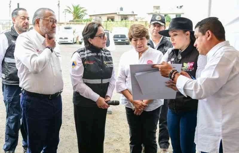 Preparación y prevención: Gobernadora Delfina Gómez supervisa rutas de evacuación del Popocatépetl